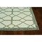 Homeroots 23 x 45 in. Ivory or Grey Polypropylene Rug 375023 - alternate 1